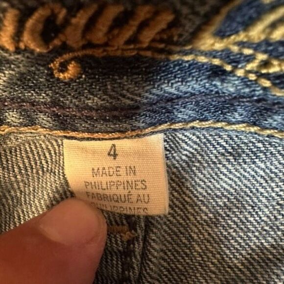 Vintage American Eagle Rhinestone Mini-Skirt Size 4 - Picture 13 of 13